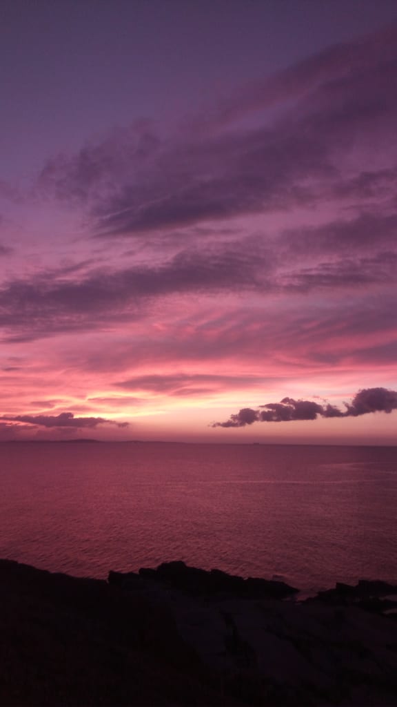 Scenic view of Korbous coast