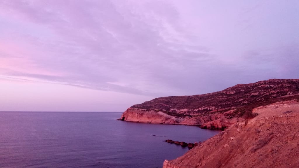 Hot springs area in Korbous